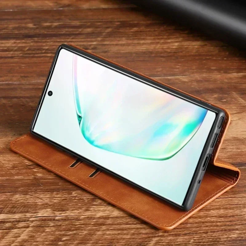 Flip PU Leather Cover Case For Samsung Galaxy  S21 S20 FE 2022 S22 S23 Ultra S20 Fan Edition 5G UW S10E S10 lite S9 S8 Plus Bags