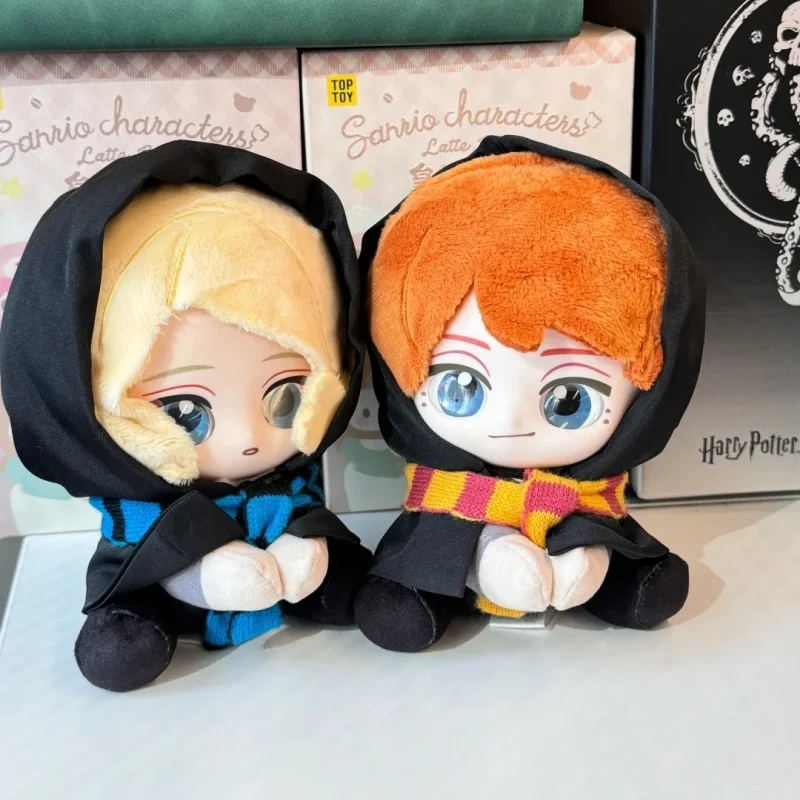 

Miniso Harry Potter Vinyl Face Blind Box Cute Stuffed Plush Doll Figure Collectible Toy with Hermione Ron Pendants