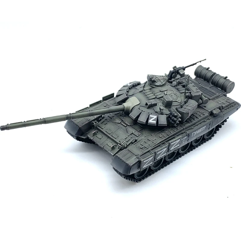 1:72 Scale Russian T-72B3 Main Battle Tank Finished Model T72 New Chassis Gun Barrel Slogan Main Battle Tank  Armored Vehicle