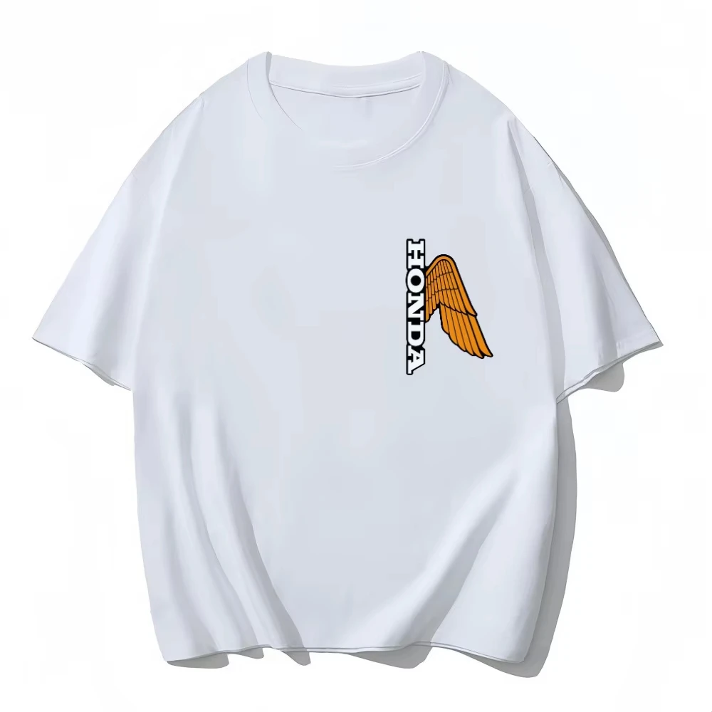 

Гоночный костюм с принтом Honda 2025, модная, приятная для кожи, больше, мужская футболка, летняя свободная рубашка, топ