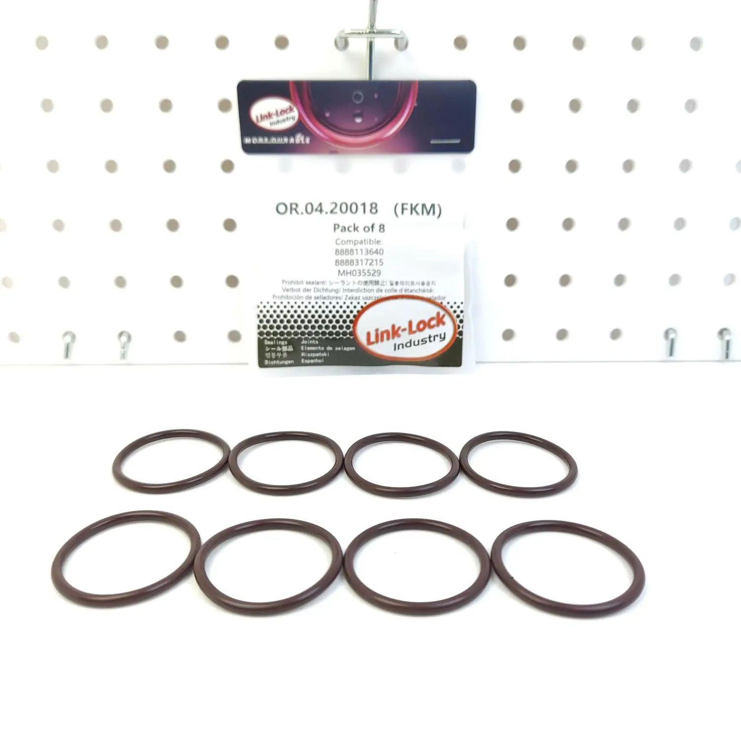 LINK-LOCK 8PCS OR.04.20018 FKM Viton Sealing O-Ring Kit of Intercooler and Connecting Pipe 8888113640 8888317215 MH035529 for LY