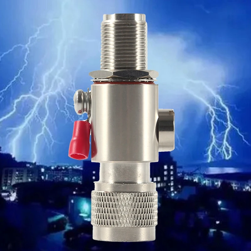 Lightning-Arrester 2.4G Lightning-Arrester Lightning-Arrester N Male To N Female Signal Portable Lightning-Arrester Easy To Use