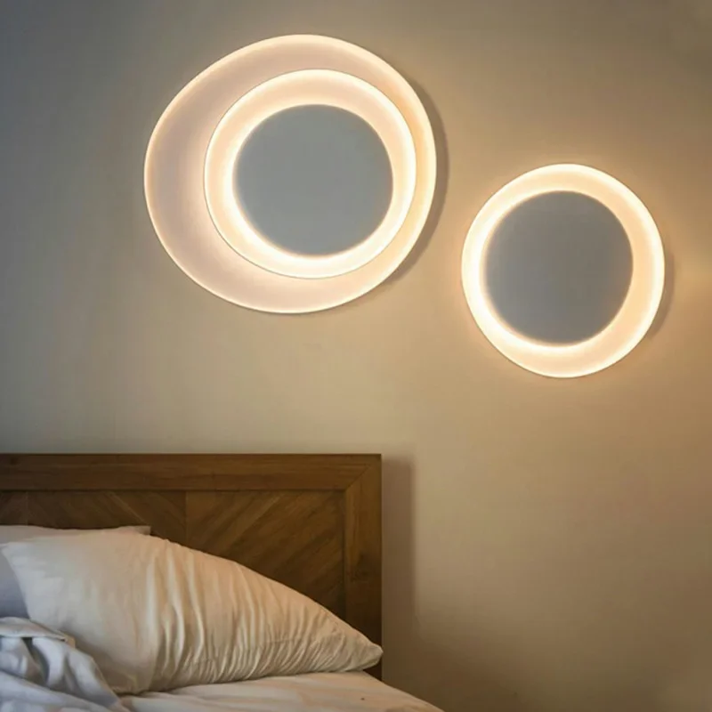 Bahia Mini LED-Wandleuchte Minimalistisches Kreislampen-Design Foscarini-Lampe für Wohnzimmer Schlafzimmer Nachttisch Flur Deckenlampe