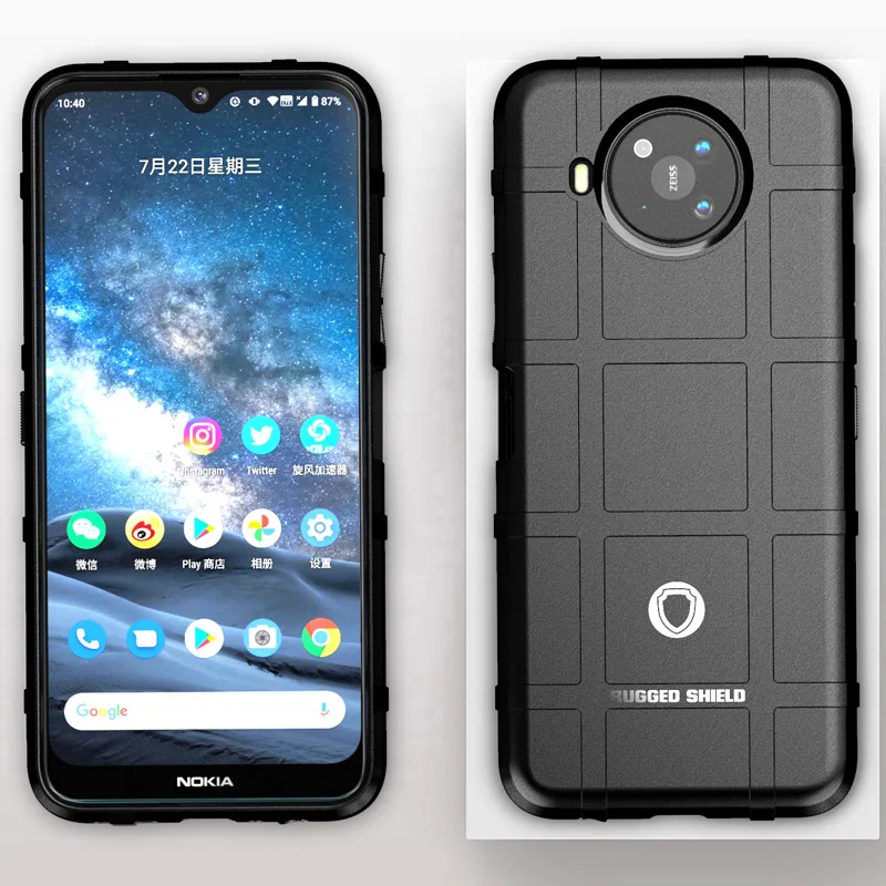 Armor Phone Case for nokia 8.3 5g Military Protect Shield Back Cover For Nokia 8v 5G UW Shockproof Anti Knock Silicone Cases