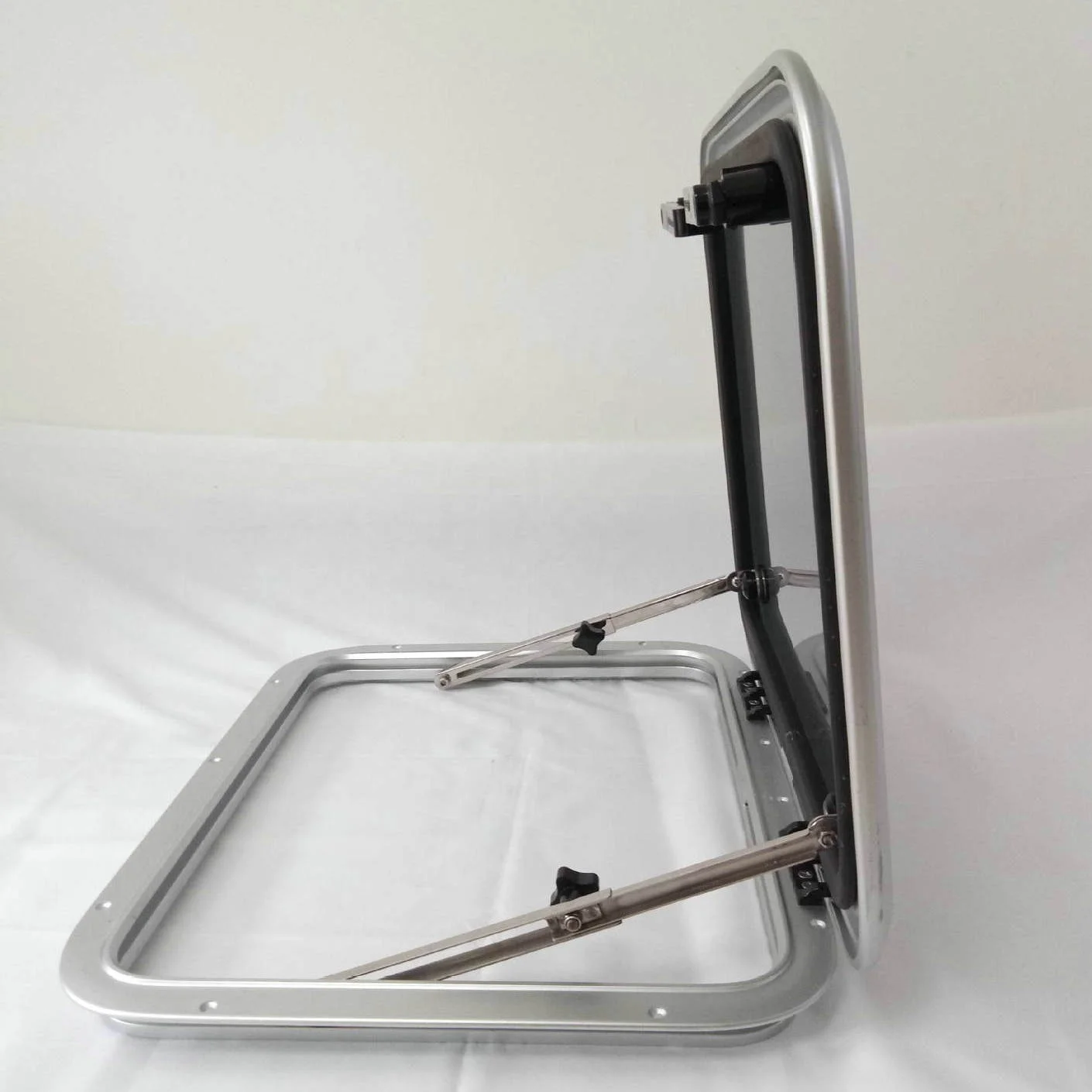 

[RAF] Aluminum Rectangle Skylight for Boat Yacht Roof Ship Hatch Low Profile Extruded Hatch Boat Porthole Accessories