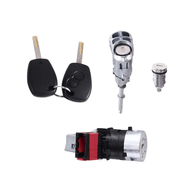 

TFORU-Front Left Door Lock Cylinder 806012544R With 2 Keys For Renault Kangoo II Master III Modus Vauxhall Opel
