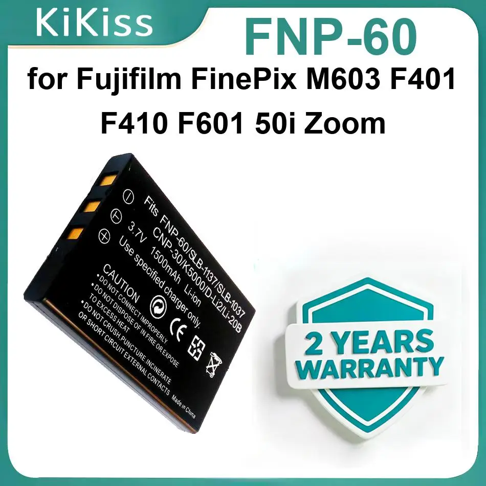 

Powerful Batteries FNP-60 For Fujifilm Finepix M603 F401 F410 F601 50I Zoom