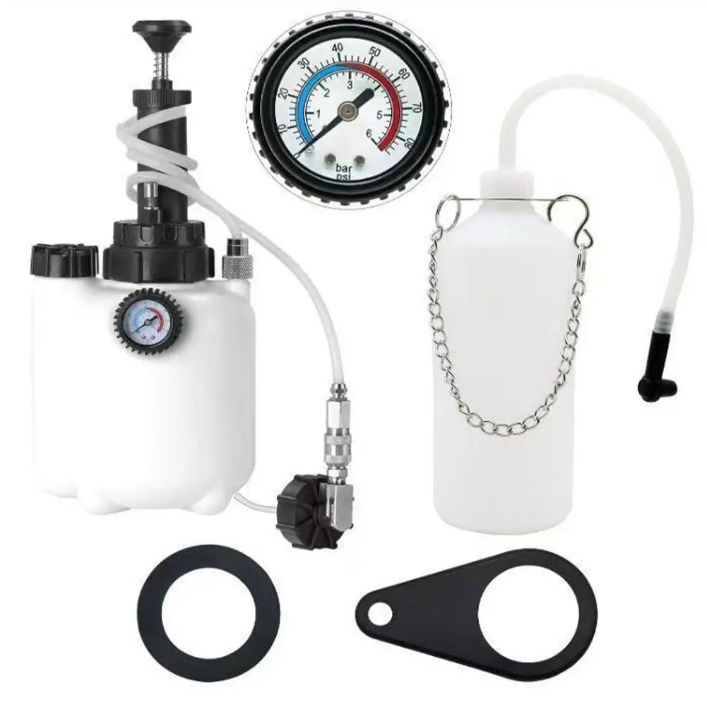 

3L Manual Car Brake Oil Pot Replacement Tools Auto Brake Bleeder Large Capacity Hydraulic For Brake Bleeding