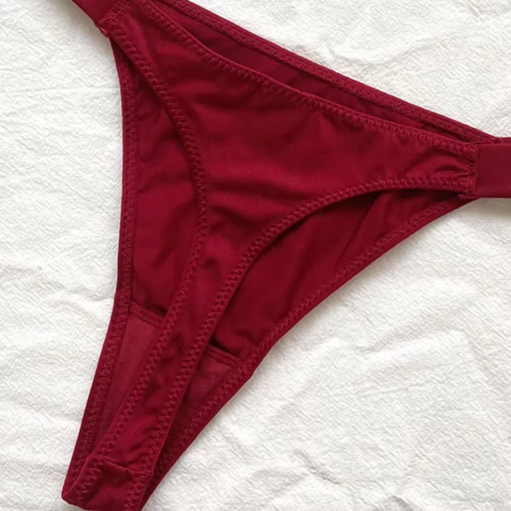 Tanga sexy rosa marca lingerie renda feminina intima roupa interior baixa ascensao calcinha feminina