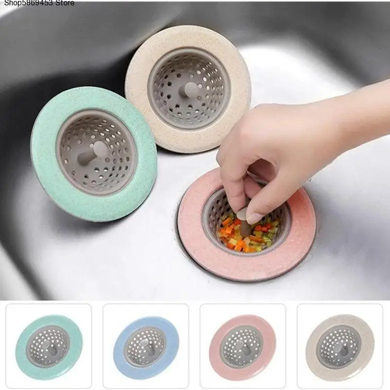 Sink Strainer Silicone Sieve Kitchen Sink Filter Mesh Fillers For Hair Gootsteen Zeef Things For Kitchen Accessories