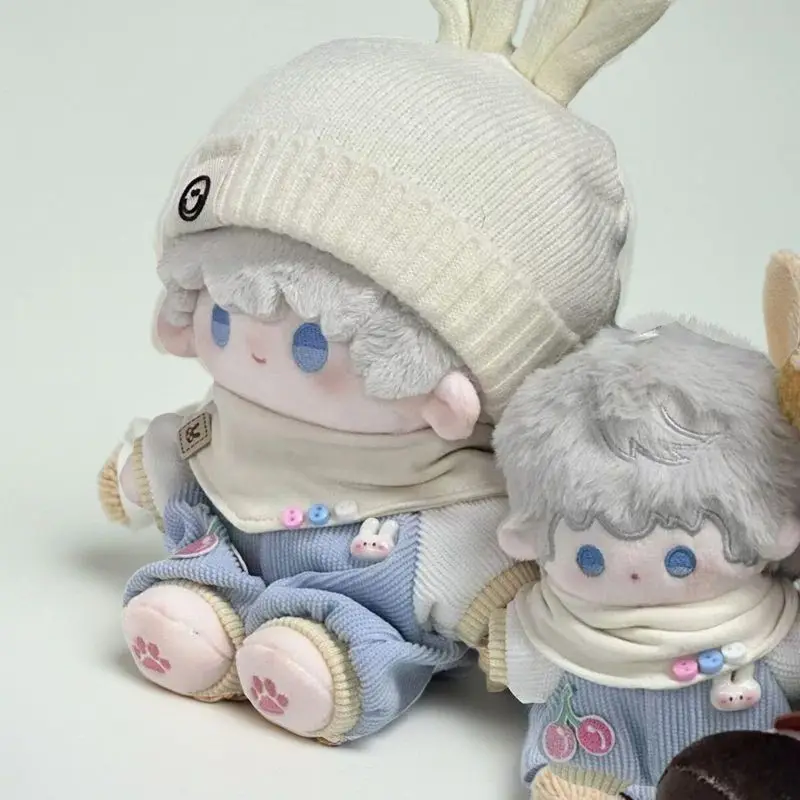 

Серия кукол Cherry Milk Rabbit, детский комбинезон, кавайная хлопковая одежда для скалолазания, размер 10 см/20 см, без атрибутов, игрушечные аксессуары