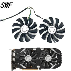 New 2PCS/set 85MM HA9010H12F-Z 4Pin GPU Cooler Fan For MSI GTX 1060 OC 6G GTX 960 P106-100 P106 GTX1060 GTX960 Graphics Card Fan