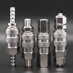 Brass Pneumatic Fitting Self-locking Mini Quick Coupling Connector Coupler For Air Compressor PP SP PM SM PF SF PH SH 10 20