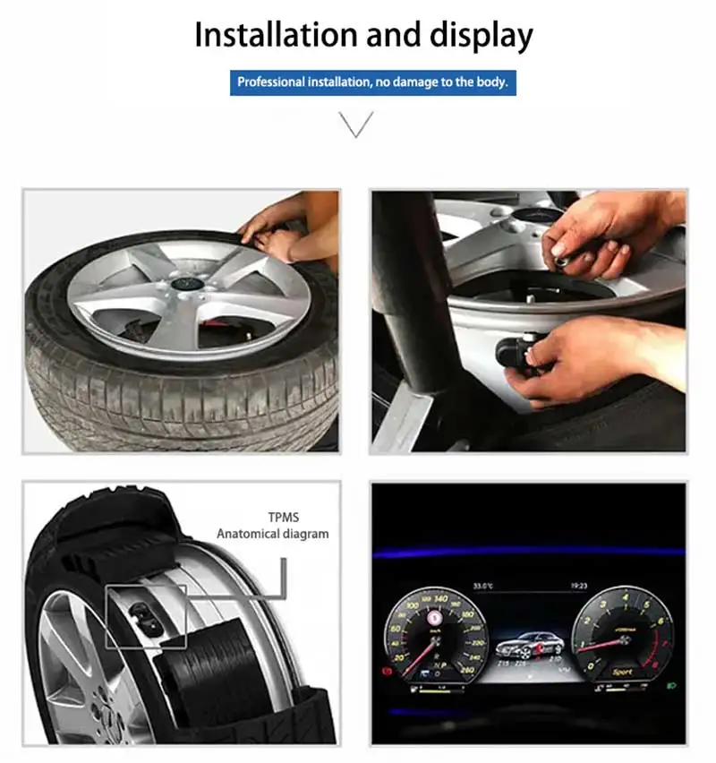 1/4PCS Auto TPMS Reifendruck Sensor Für Opel Astra K Vauxhall 13597645 13512347 13540603 433MHz – Detail 7