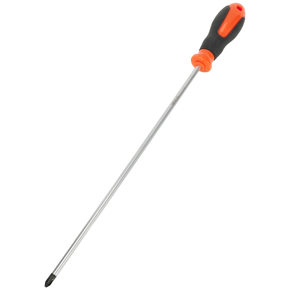 12Inch Long Slotted Cross Screwdriver Magnetic Screwdriver With Rubber Handle Multifunctional Flat-head Screwdriver Hand Tools