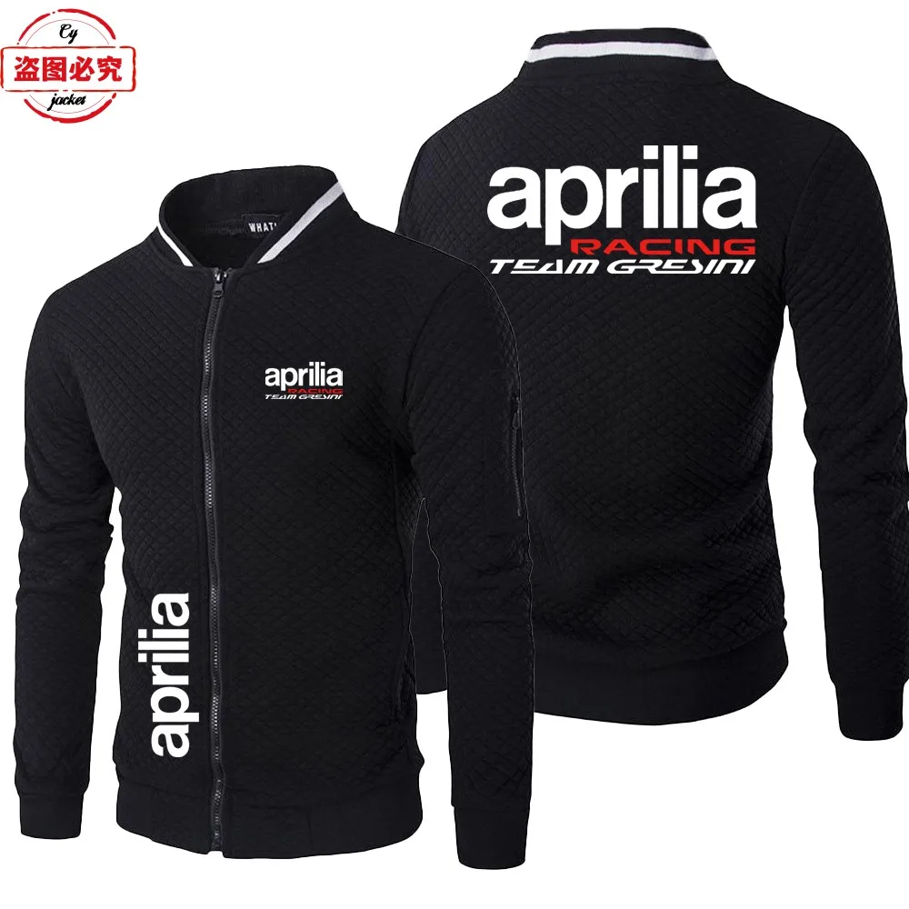 Aprilia motorcycle racing suit logo locomotive jacket loose long sleeve men's top stand-up collar jacket group suit