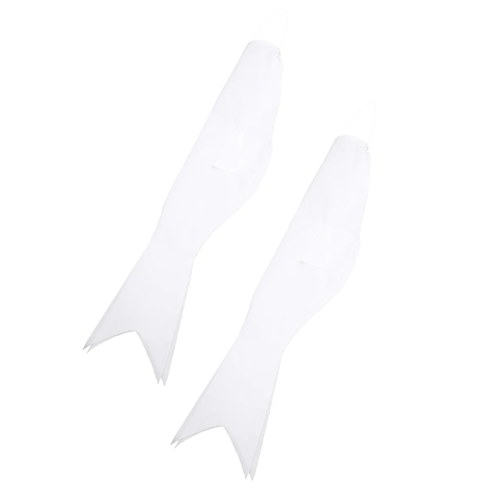 

2pcs Diy Blank Carp Windsocks Cloth Garden Hanging Decor Kids Painting Graffiti Windsock Japanese Fish Streamer Yard