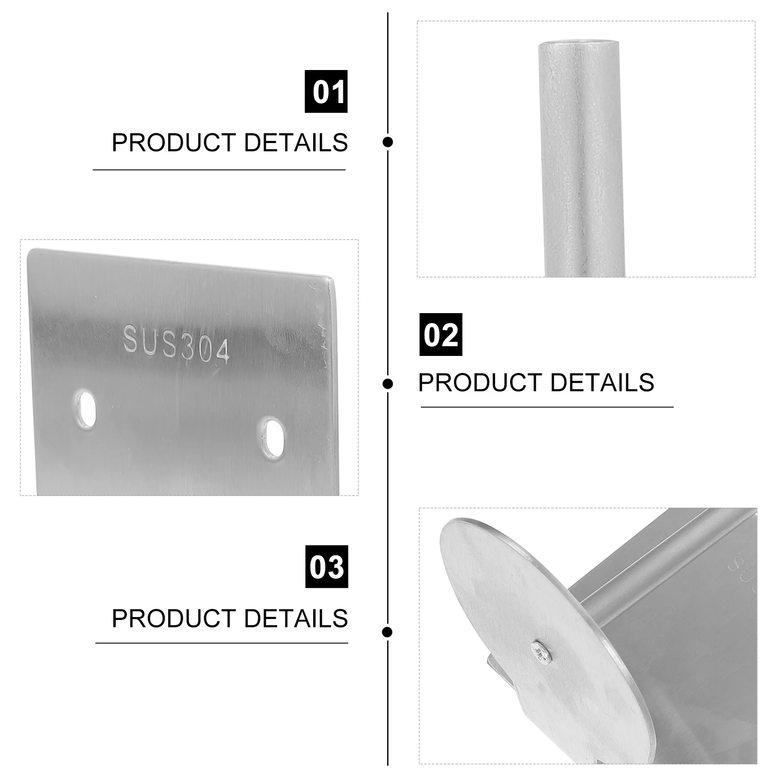 

1 комплект, держатель для салфеток в рулоне, подставка из нержавеющей стали, прочная полка для хранения на кухне, ванной комнате, подставка для салфеток в рулоне