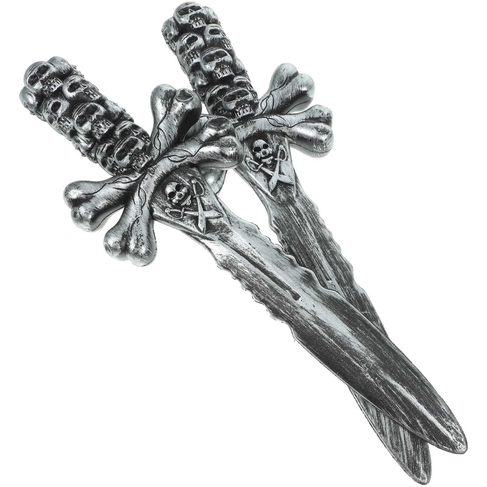 قطعتان من دعامات سيف القراصنة البلاستيكية القوية، مثالية لأداء مرحلة حفلات الهالوين التنكرية وأعياد الميلاد #6