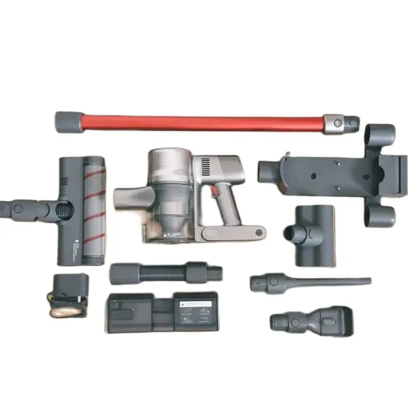 Dreame-Rodillo de filtro HEPA T10, accesorios originales, cepillo de Motor, taza de polvo, tubo, Base de carga principal