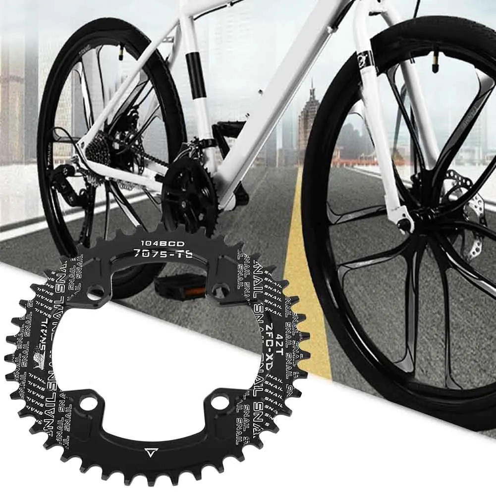 Coroa Redonda BCD 104MM 40T 42T Narrow Wide para Pedivela SHIMANO AM/