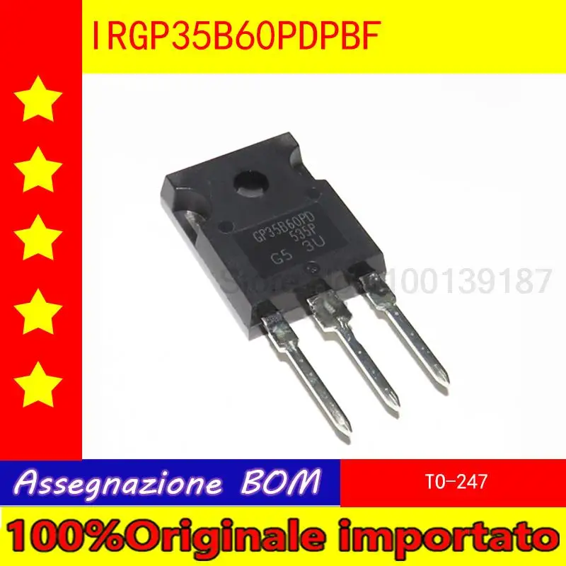 

10pcs/lot IRGP35B60PD GP35B60PD IRGP35B60PDPBF TO-247 IGBT FET 60A / 600V