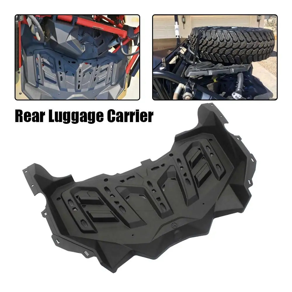 1PCS Black Rear Luggage Carrier Accessory Plastic Fit For Can-Am 2018 Maverick X3 MAX Turbo 2017-2020