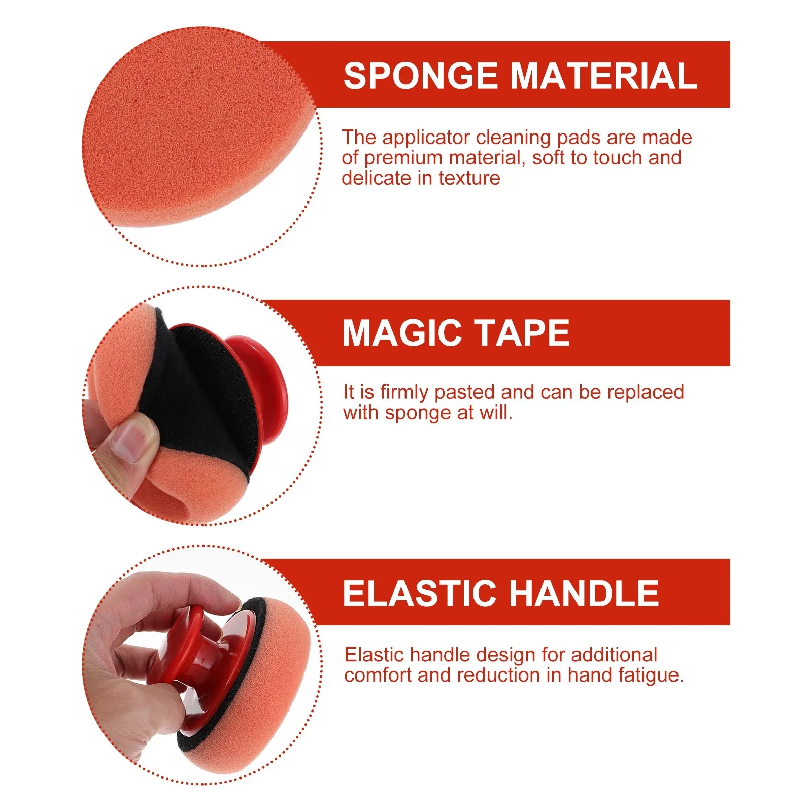 5Pcs Car Wax Applic…