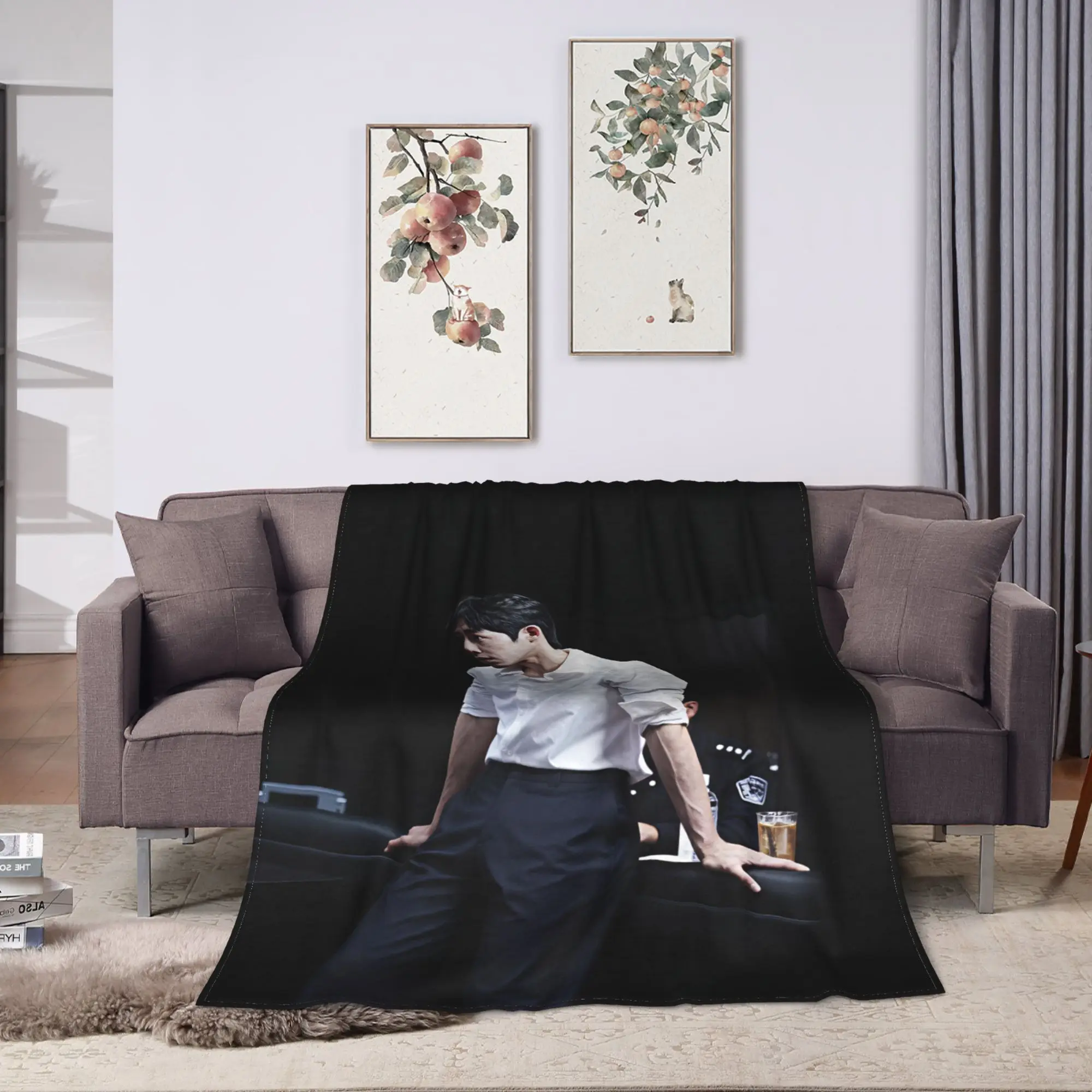 The Early Spring Plush Blanket Boy Girl C Drama Flannel Throw Blanket For Couch Chair Sofa Bed Soft Design Quality Bedspread