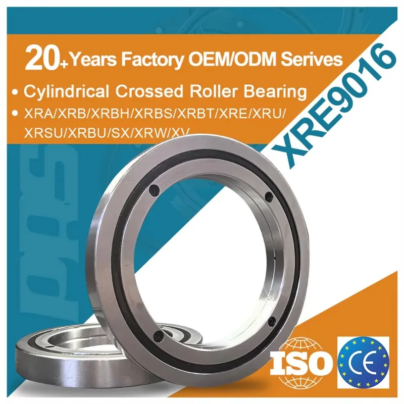 XRE9016 Crossed Cylindrical Roller Bearing 90 ID*130 OD*16mm Humanoid Robot Arms Bearing RE9016 Rotary Table Slewing Bearing