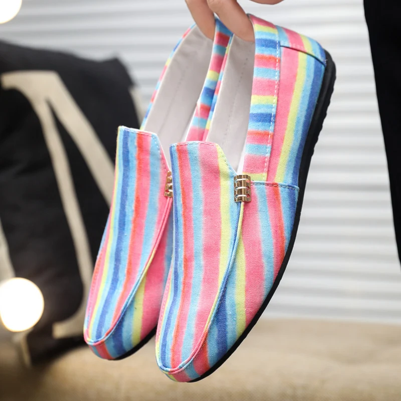 YRZL Breathable Loafers Men Casual Shoes Summer Walking Shoes Non Slip Lightweight Sneakers Men Comfortable Driving Lazy Shoes