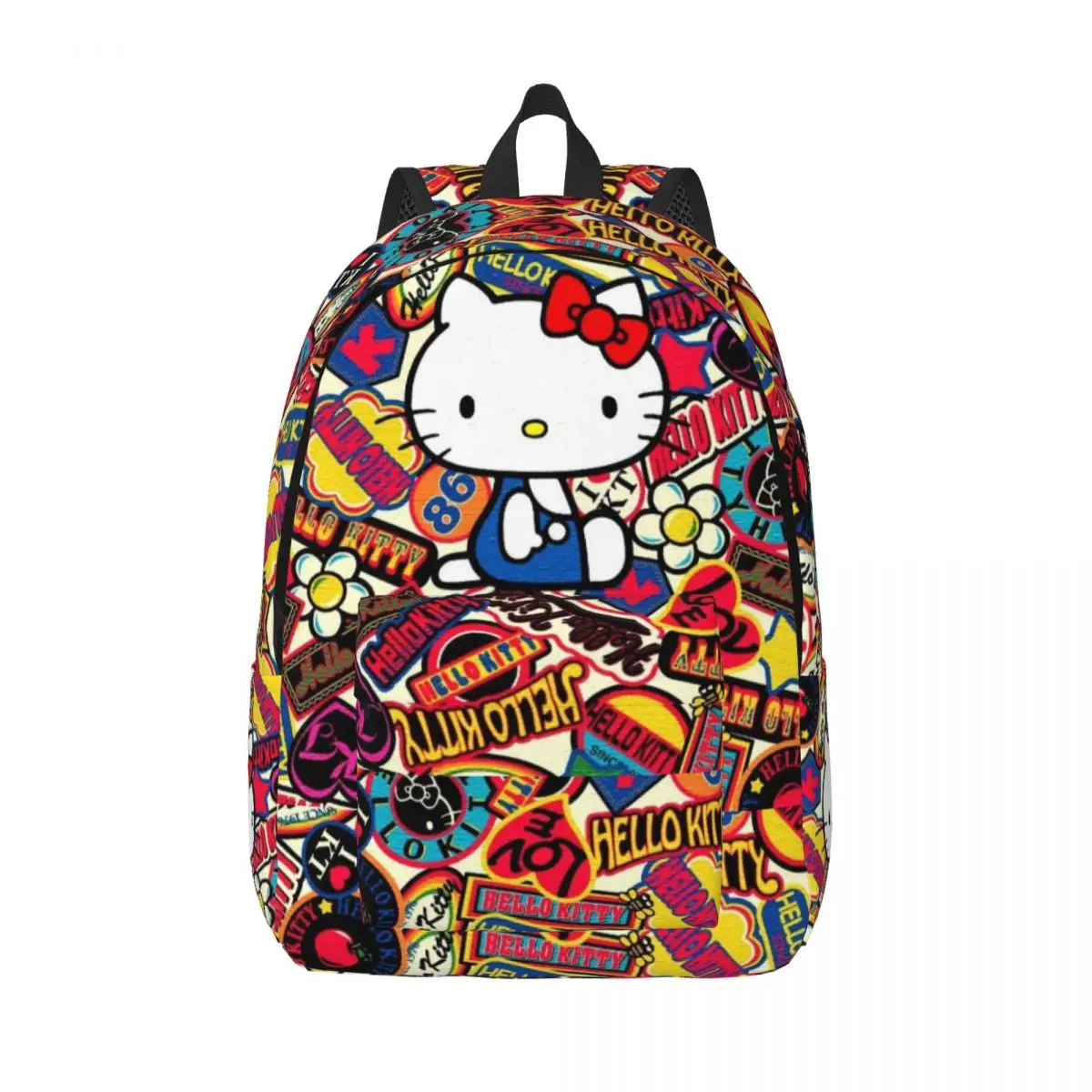 Birthday Gift Lover Sturdy Shoulder Laptop Bag Sanrio Hello Kitty Kawaii Preschool Laptop Bag Campus