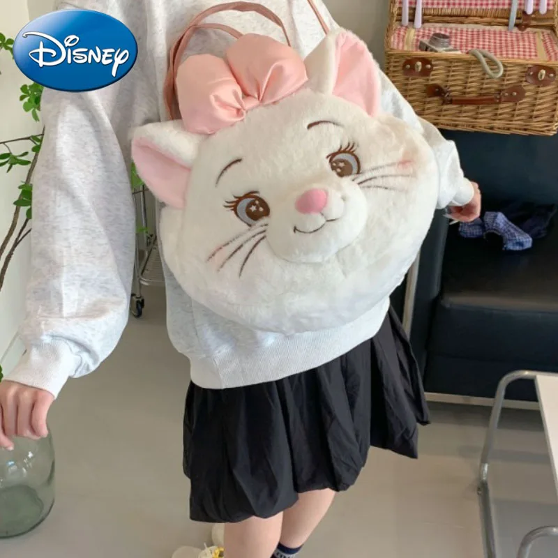 2025 ديزني جديد لطيف ماري كات أفخم سعة كبيرة حقيبة كروسبودي فتاة حلوة القلب متعددة الأغراض الكرتون على ظهره #1