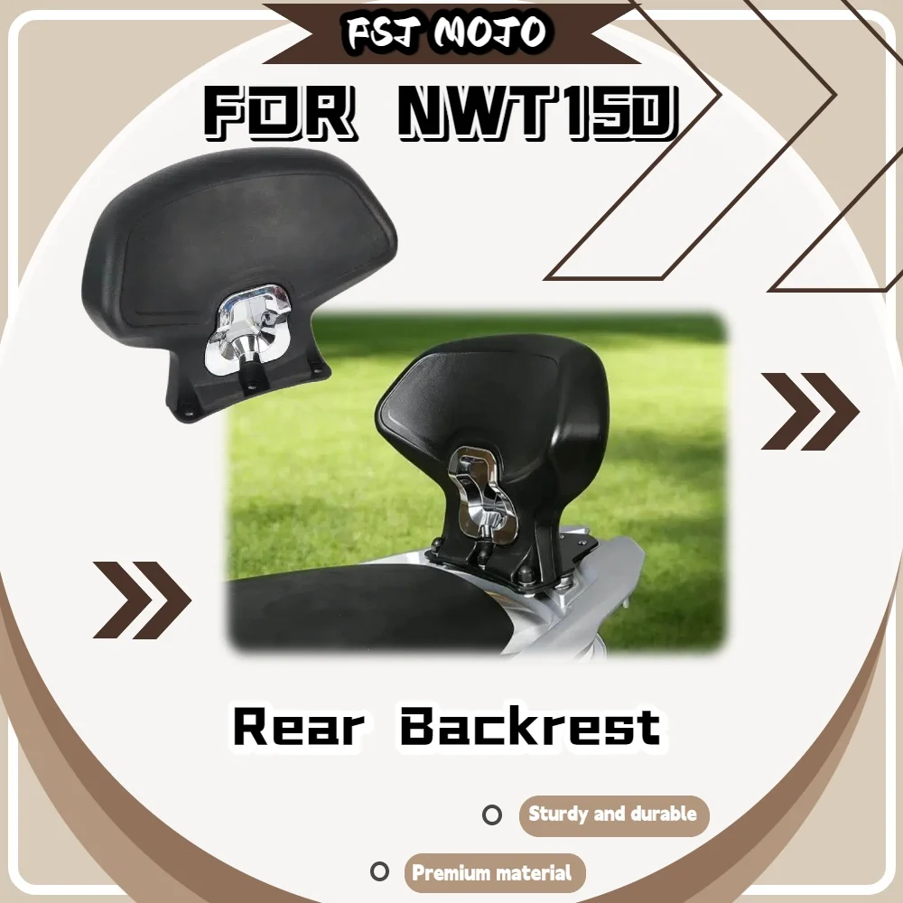 For NWT150 Comfort Upgrade Rear Waist Backrest Optimize Short Distance Family Commuting Two-Person Riding Experience