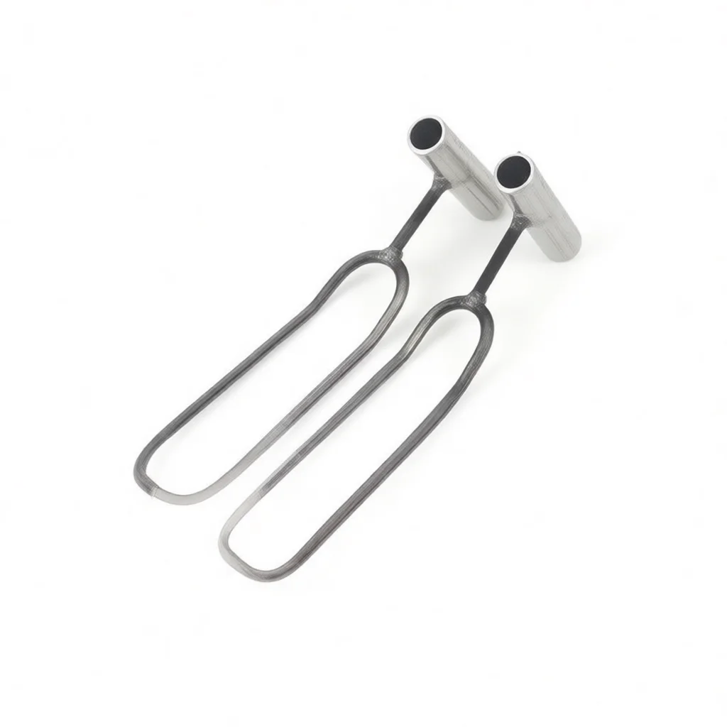 Durable Steel Two Prong Garden Tiller Hand Tool Portable Soil Aerator For Potted Plants Flowers Vegetables Nursery Care
