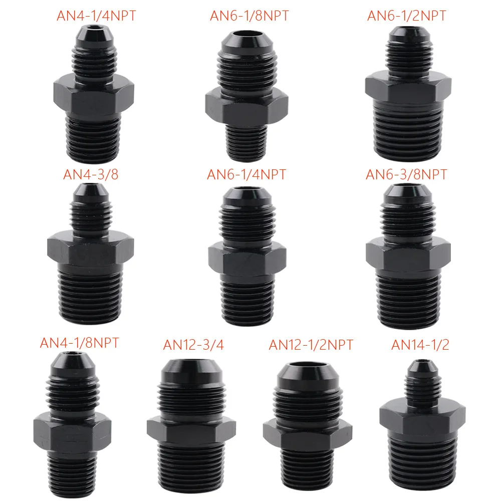 Modified auto parts fuel pump oil cooling adapter straight adapter modified accessories AN4-AN12