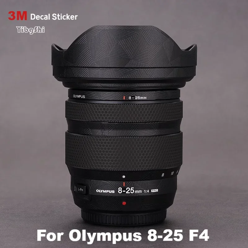 

For Olympus 8-25 F4 Decal Skin Vinyl Wrap Film Camera Lens Body Protective Sticker M.Zuiko Digital ED 8-25mm f/4 PRO F4PRO For