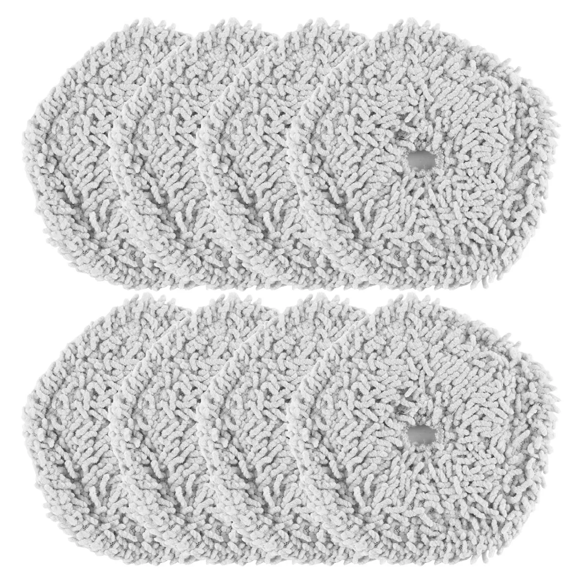 8Pcs Mop Pad Cloth Parts for Bot W10 & W10 Pro Self-Cleaning Robot Vacuum Mop Cloth Cleaner Replacement