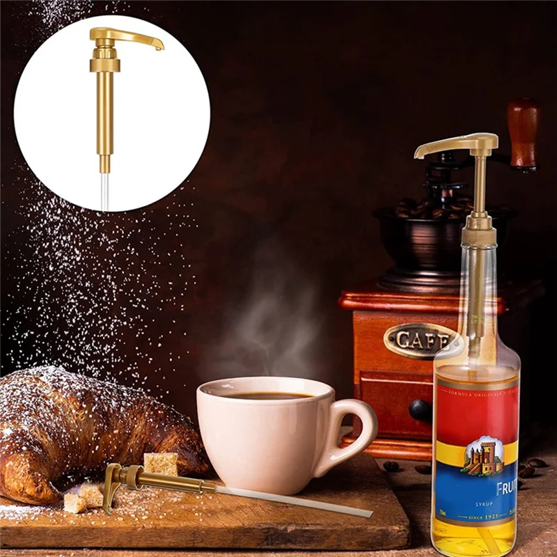 ABBN-10PCS Coffee Milk Tea Dispenser Syrup Pump Liquid Dispenser For Syrup Dispenser Pump Kitchen Tools
