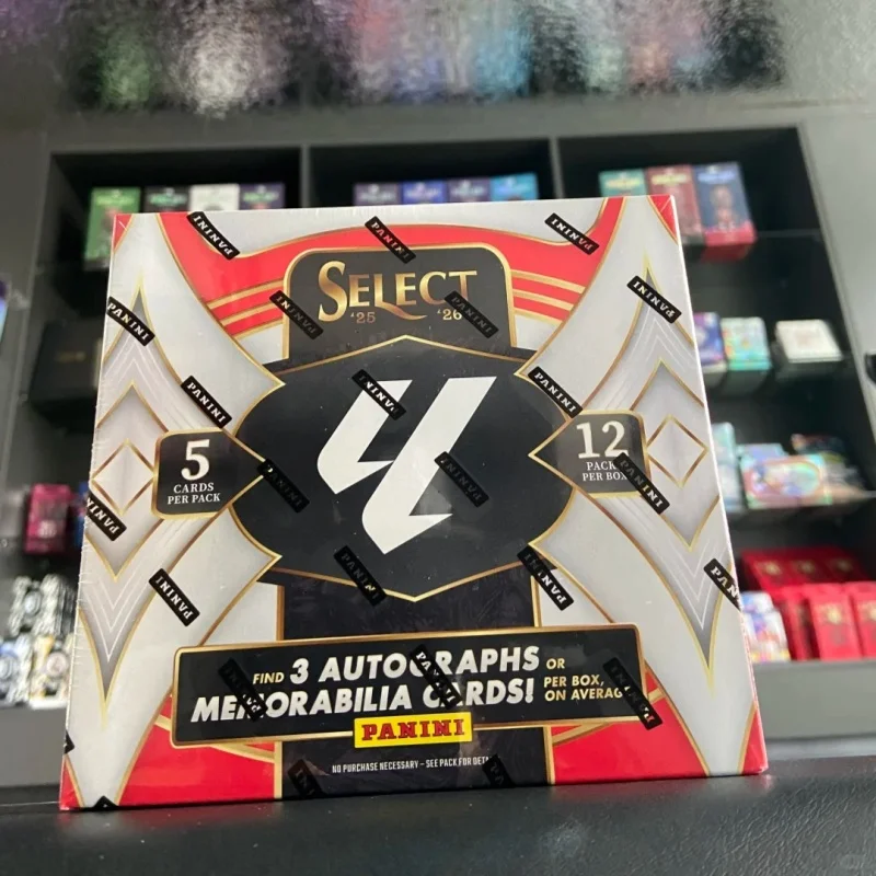 2025-26 Panini Select La Liga Hobby Box 12 Packs 5 Cards 14 Parallels 3 Autos 250 Cards Tiered Sealed Football Collectible