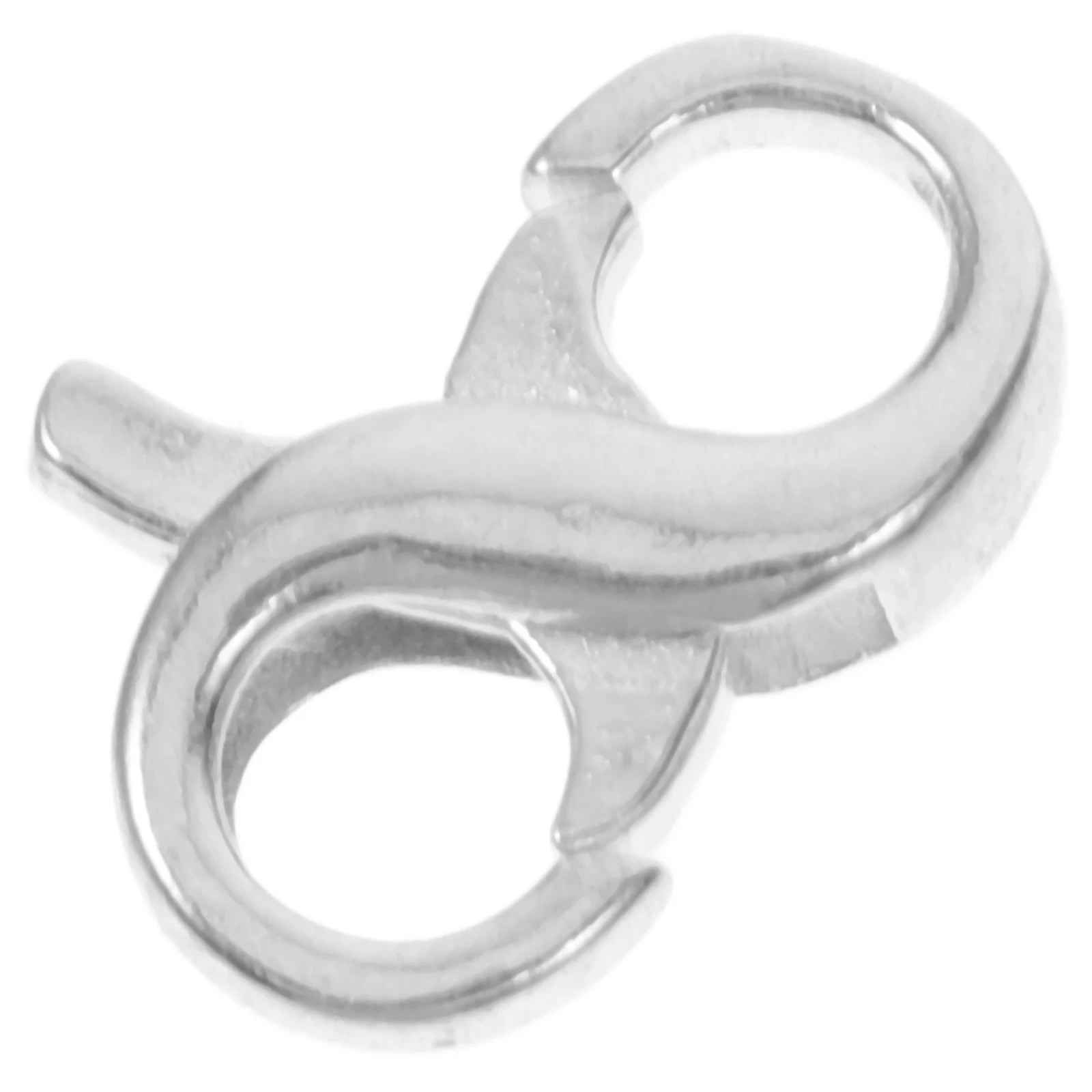 

Sterling Silver Double Lobster Clasps Small Size S925 White Gold Plated DIY Jewelry Making Bracelet Necklace Accessories Craft