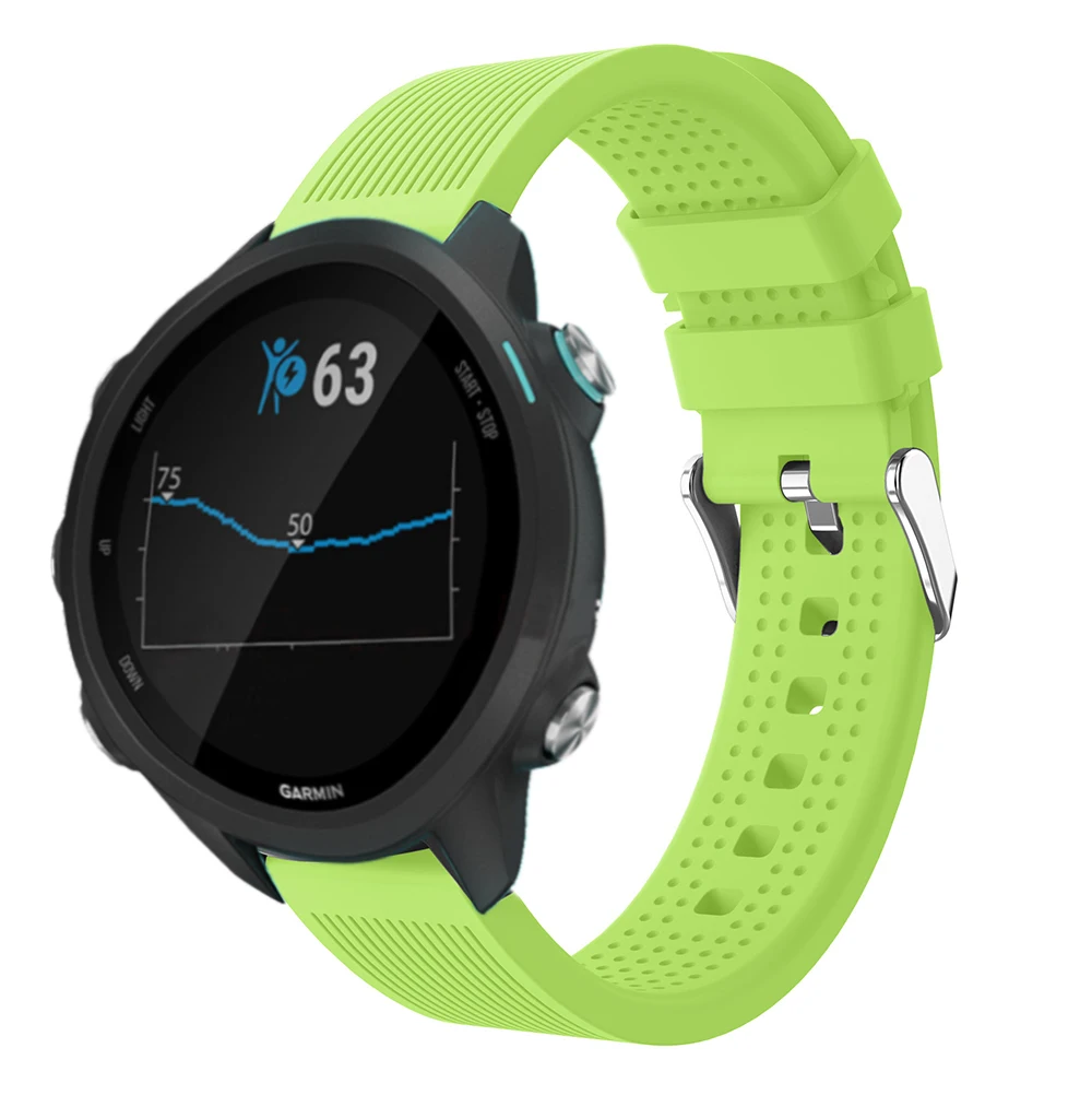 Per Garmin Forerunner 245 Silicone Smart Watch bracciale accessori per Garmin Vivoactive 3 cinturino regolabile Correa