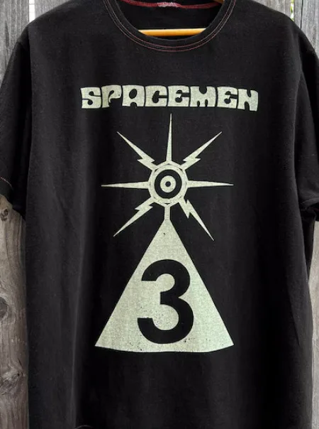 

Ремейк Spacemen 3, графическая рубашка с коротким рукавом, унисекс, для мужчин и женщин, фотография KTV7653