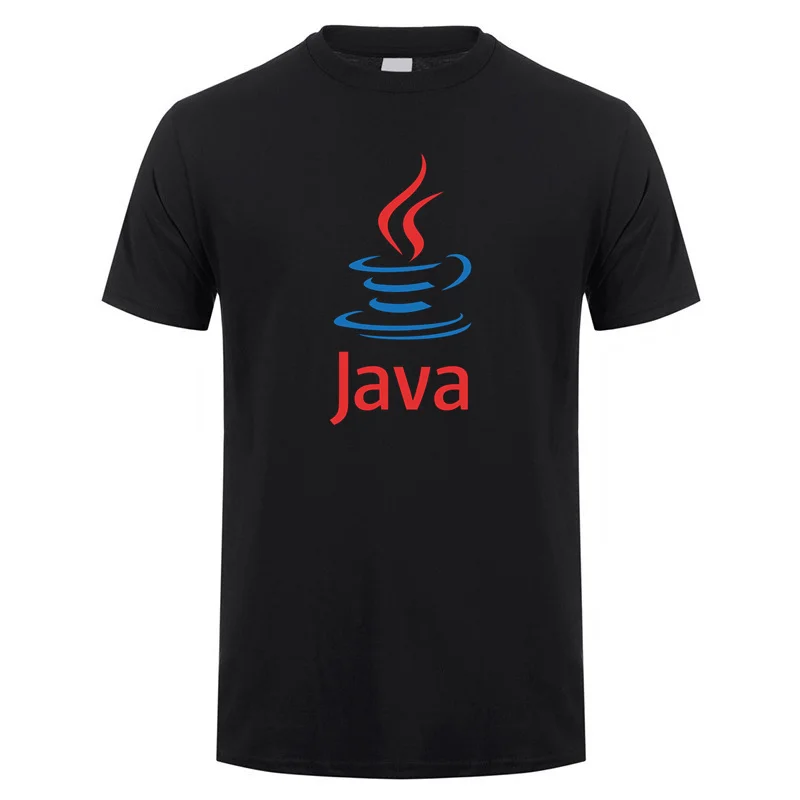 Java Programming T Shirt Summer Men Cool Cotton Short Sleeve Java T-shirts Unisex Gift Tops Tee