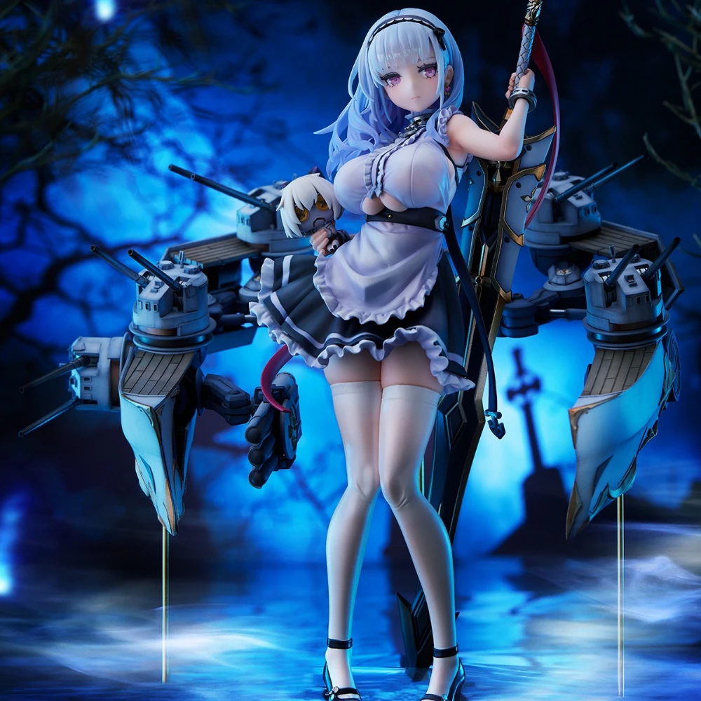 23CM Anime Gam Azur Lane Dido Figure 1/7 armure lourde Ver femme de chambre habiller support modèle jouet poupée figurine d'action PVC