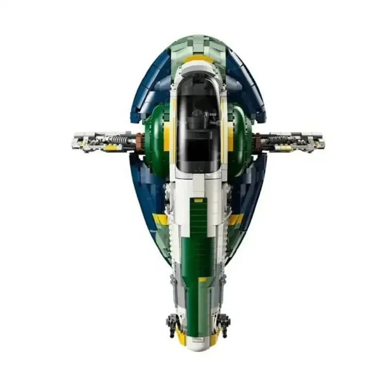 Blocs de construction de modèle de vaisseau spatial vert, 2970 pièces, bricolage, briques à assembler, Collection de jouets pour enfants et adultes, cadeau Compatible avec l'ensemble 75409