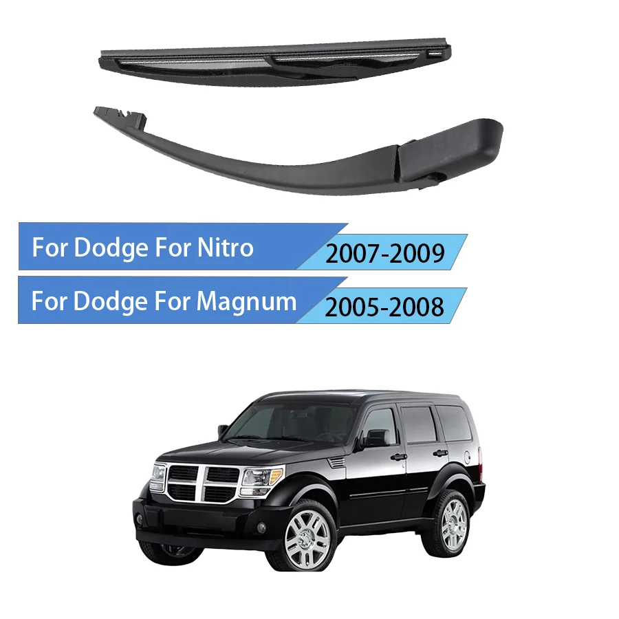 Parabrisas Trasero para Dodge Nitro 2007-2009, Brazo del Limpiaparabrisas Trasero para Dodge Magnum 2005-2008