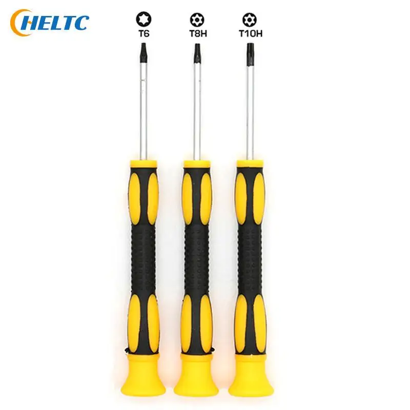 Hexagon Torx Screwdriver With Hole 140mm T6 T8H T10H Screwdriver For Game Console Handle Repair Tools Removal Hand Tool Portable