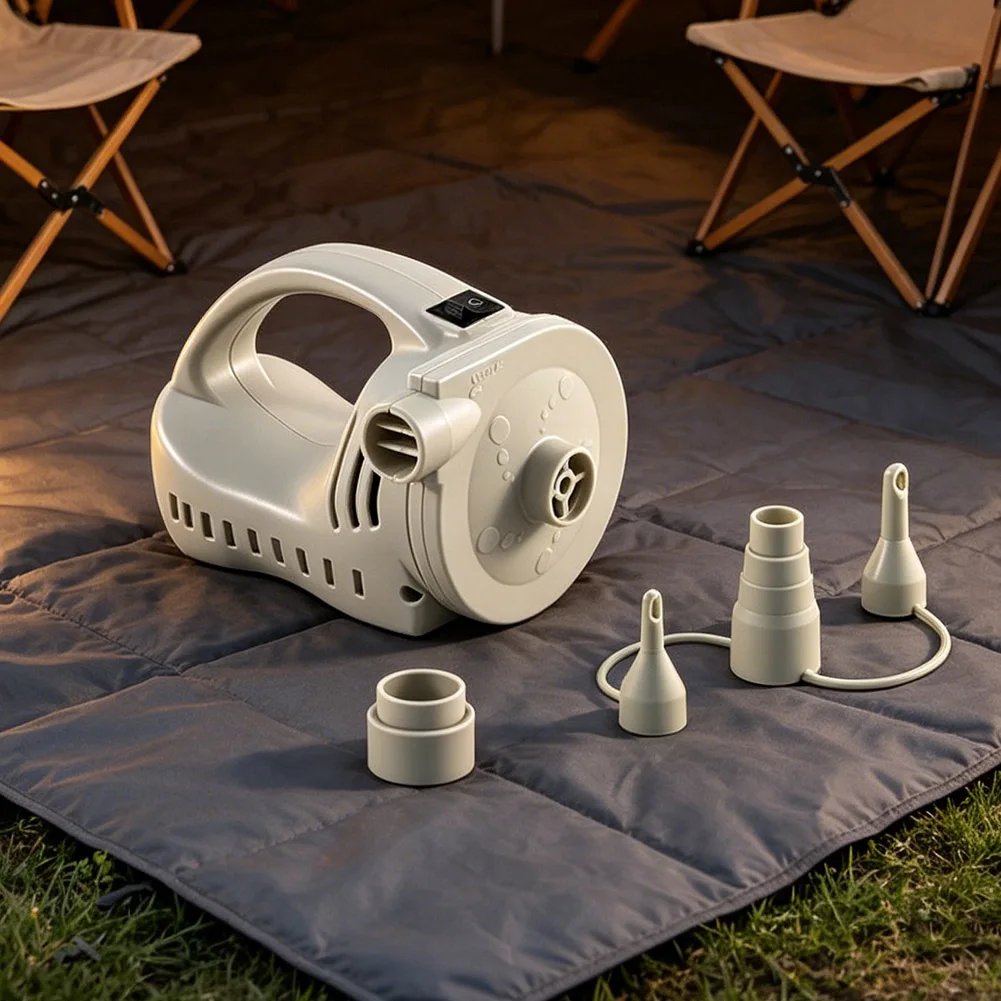 

Inflatable Pump 4.1 KPa Portable Inflatable Pillow Swimming Circle Electric Air Pump For Outdoor Camping Tents Air Mattresses