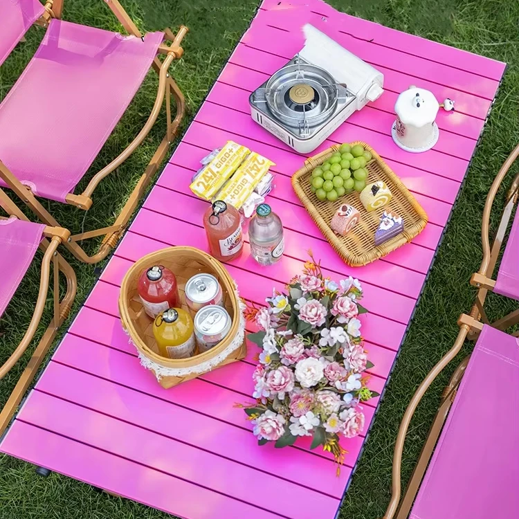 Colorful Outdoor Camping Folding Tables Chairs Portable Leisure Garden & Dining Outdoor Furniture